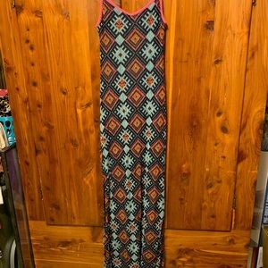 Tribal maxi dress